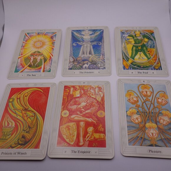 Aleister Crowley Thoth Tarot Deck In Small Card Size Complete 80-Card Tarot Deck - Picture 11 of 16
